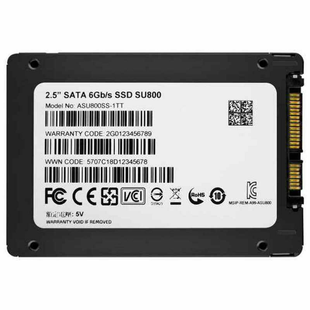 Harddisk Adata Ultimate SU800 1,24 TB SSD
